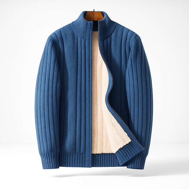 CARDIGAN ÉLÉGANT ET MODE AVEC ZIP POUR HOMME