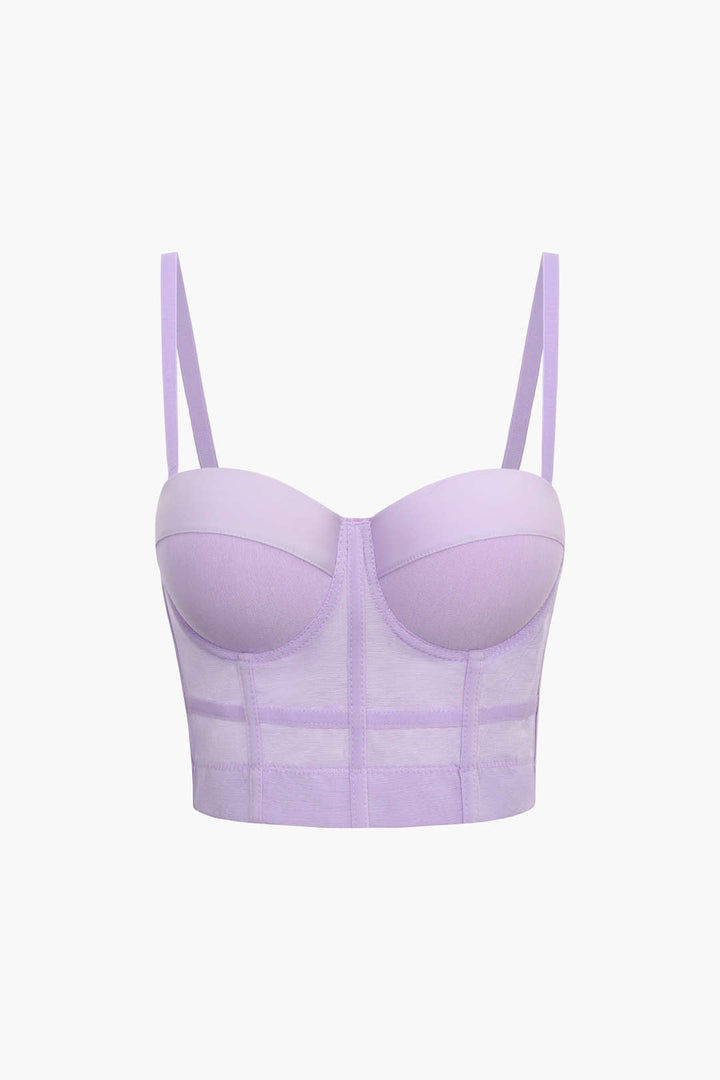 Bralette en dentelle avec armatures