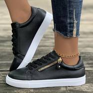 Evie | Chaussures en cuir élégantes avec fermeture à nœud chic