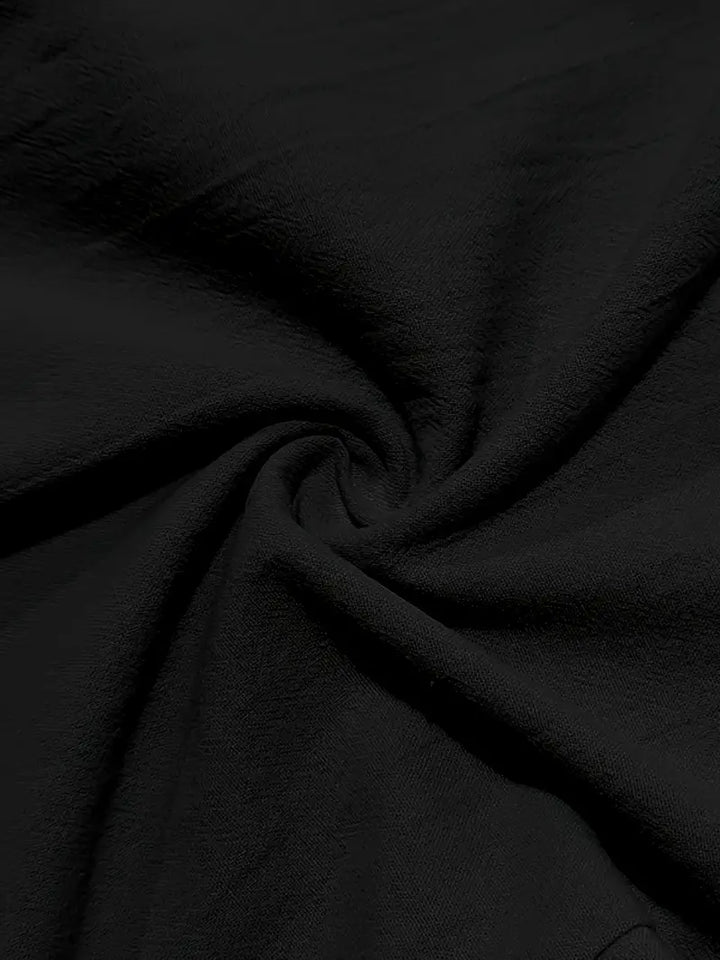 PANTALONS LARGES EN LIN AVEC CORDON