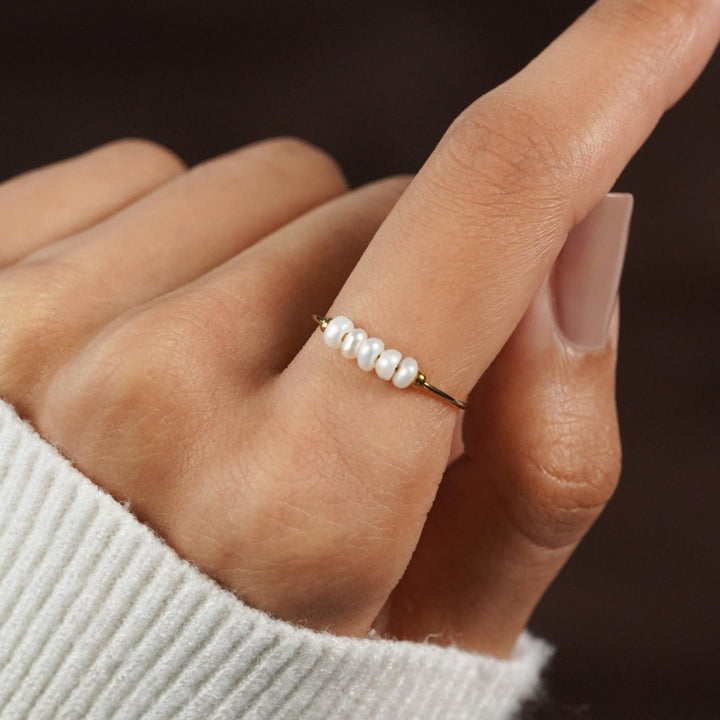 Grace - Bague en perle d'eau douce