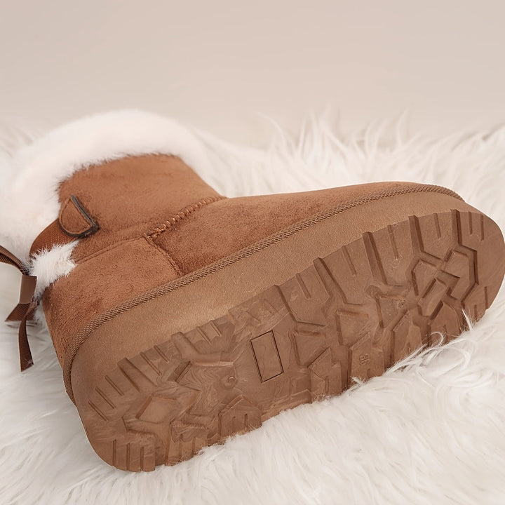 Ella | Bottes d'hiver de luxe avec doublure souple dans des couleurs unies élégantes