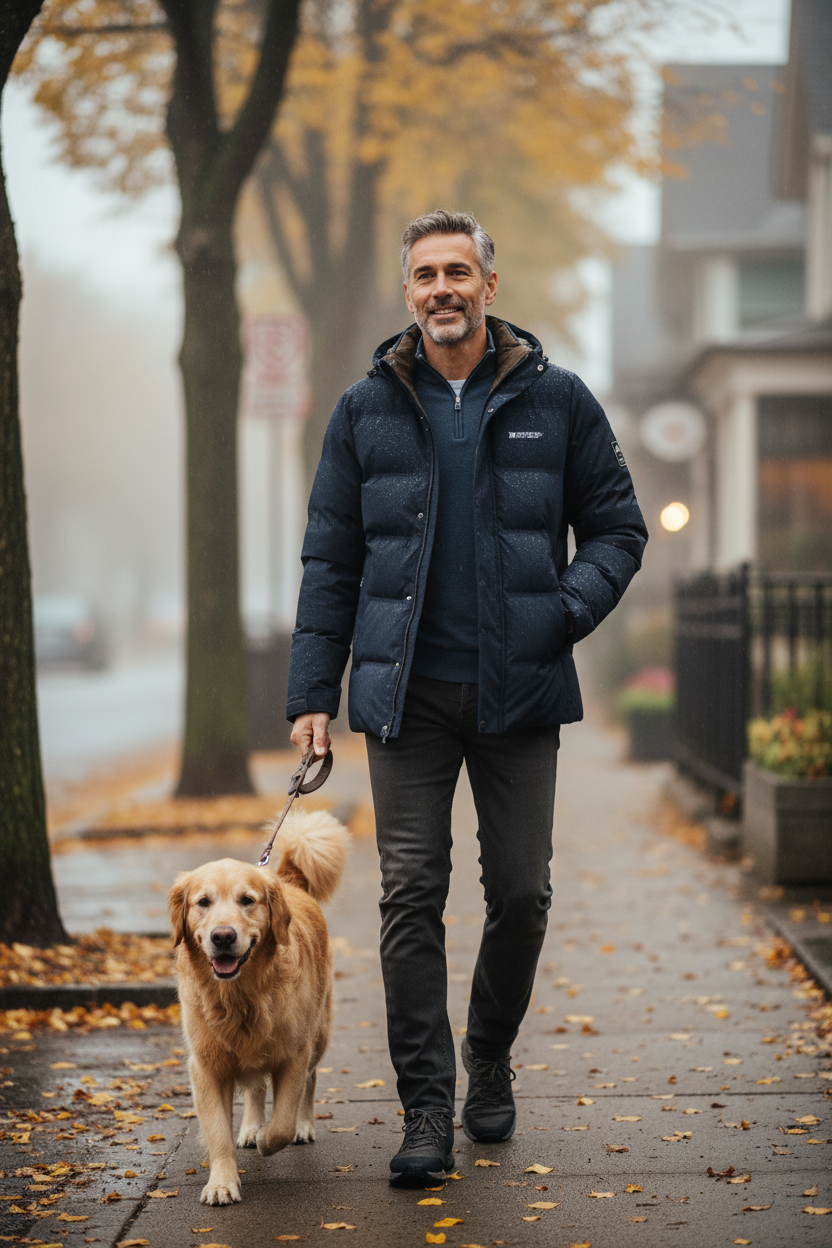 PARKA HIVERNALE POUR HOMME