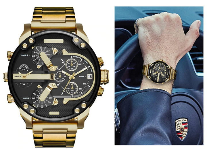 Montre pour homme élégante et mince du manager