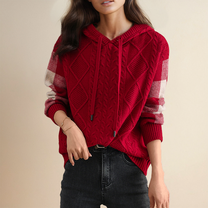 Emily | Pull à Capuche en Tresse