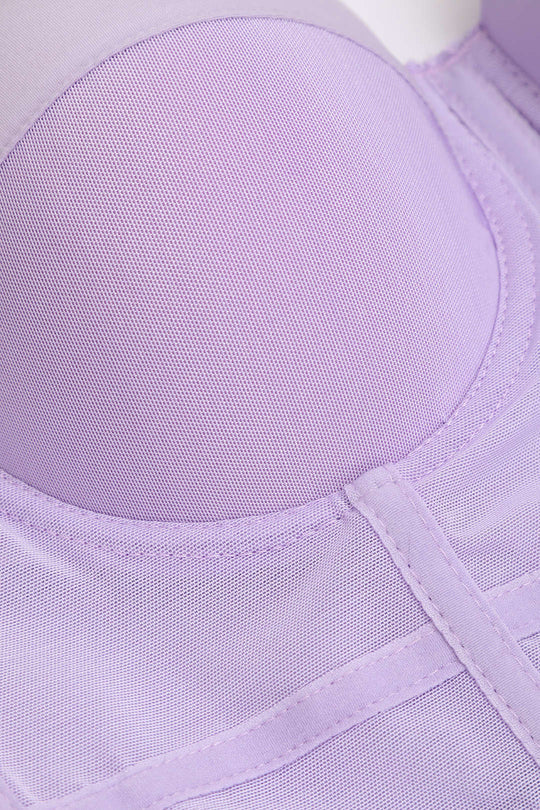 Bralette en dentelle avec armatures