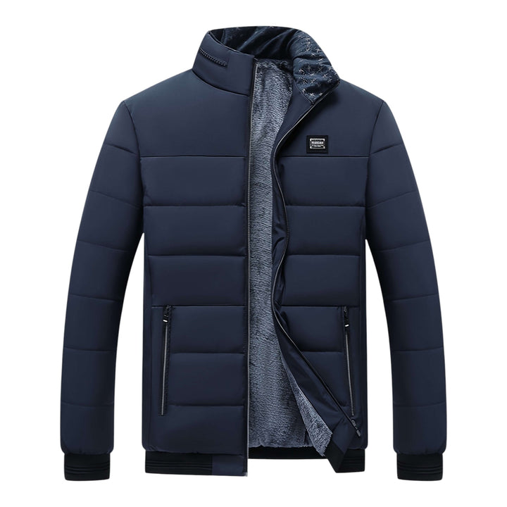 VESTE D’HIVER ÉLÉGANTE ZIPPÉE POUR HOMME