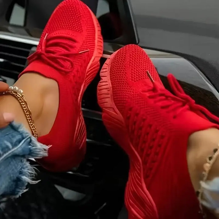 Priscilla | Baskets de luxe en maille pour femmes, ultra confortables