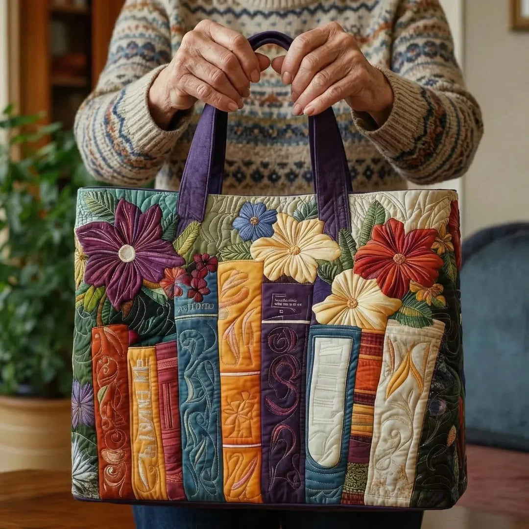 Sac fourre-tout matelassé - Amoureux des livres