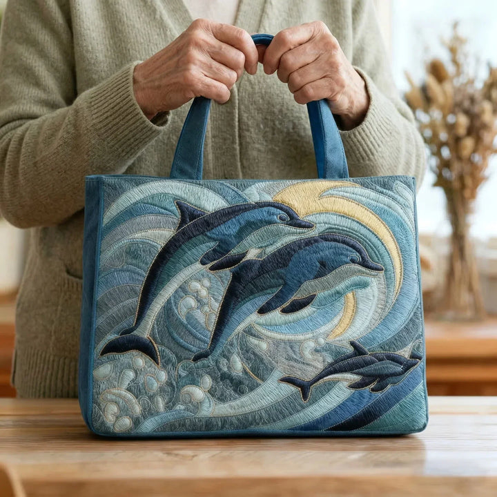 Sac Tote Artisan - Dauphin Océan