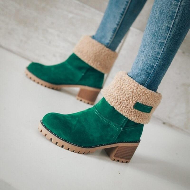 Jasmine | Bottes de neige élégantes et confortables avec doublure en fourrure synthétique de luxe