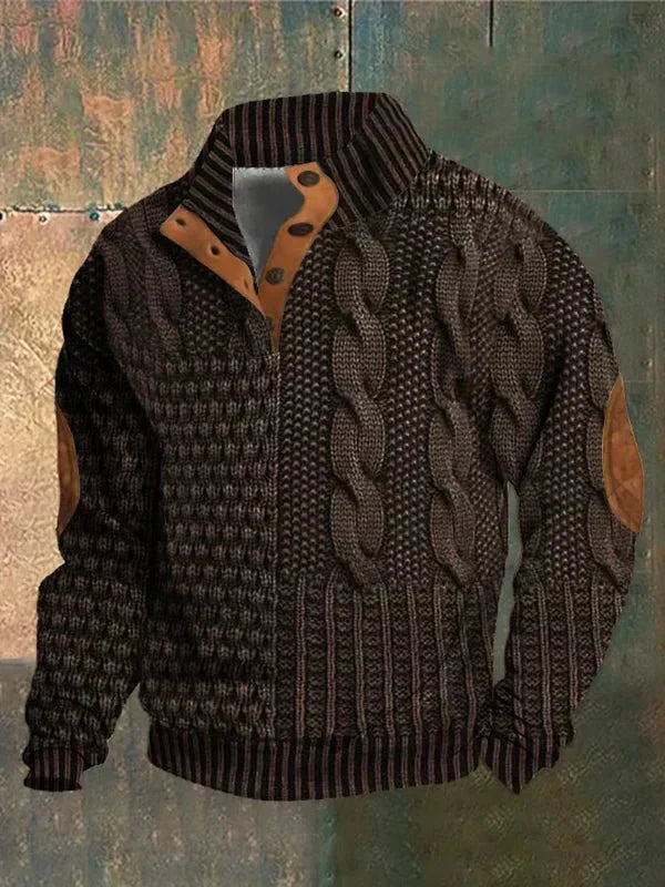 PULL EN MAILLE VINTAGE POUR HOMME