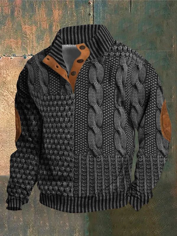 PULL EN MAILLE VINTAGE POUR HOMME