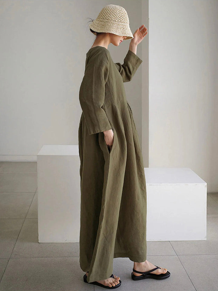 Robe décontractée avec poches latérales