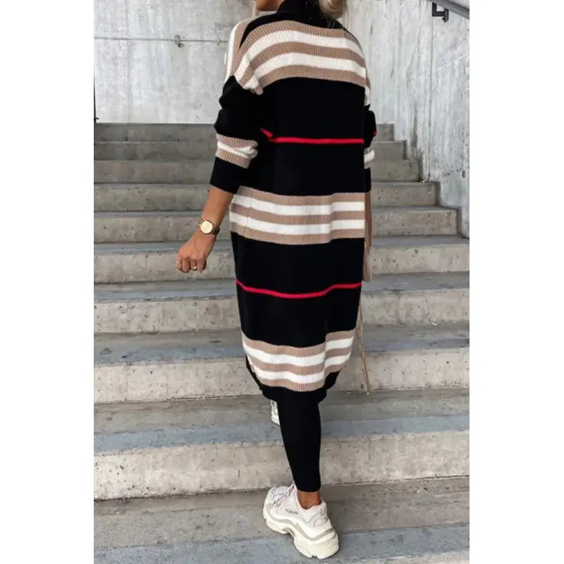 Lovita | Veste rayée en tricot de luxe de qualité supérieure