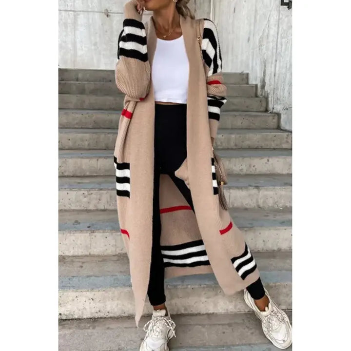 Lovita | Veste rayée en tricot de luxe de qualité supérieure