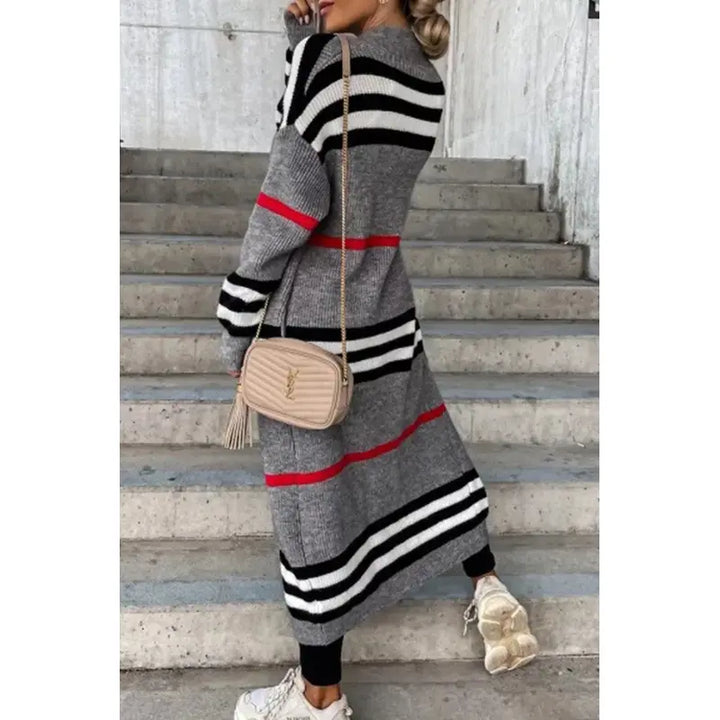 Lovita | Veste rayée en tricot de luxe de qualité supérieure