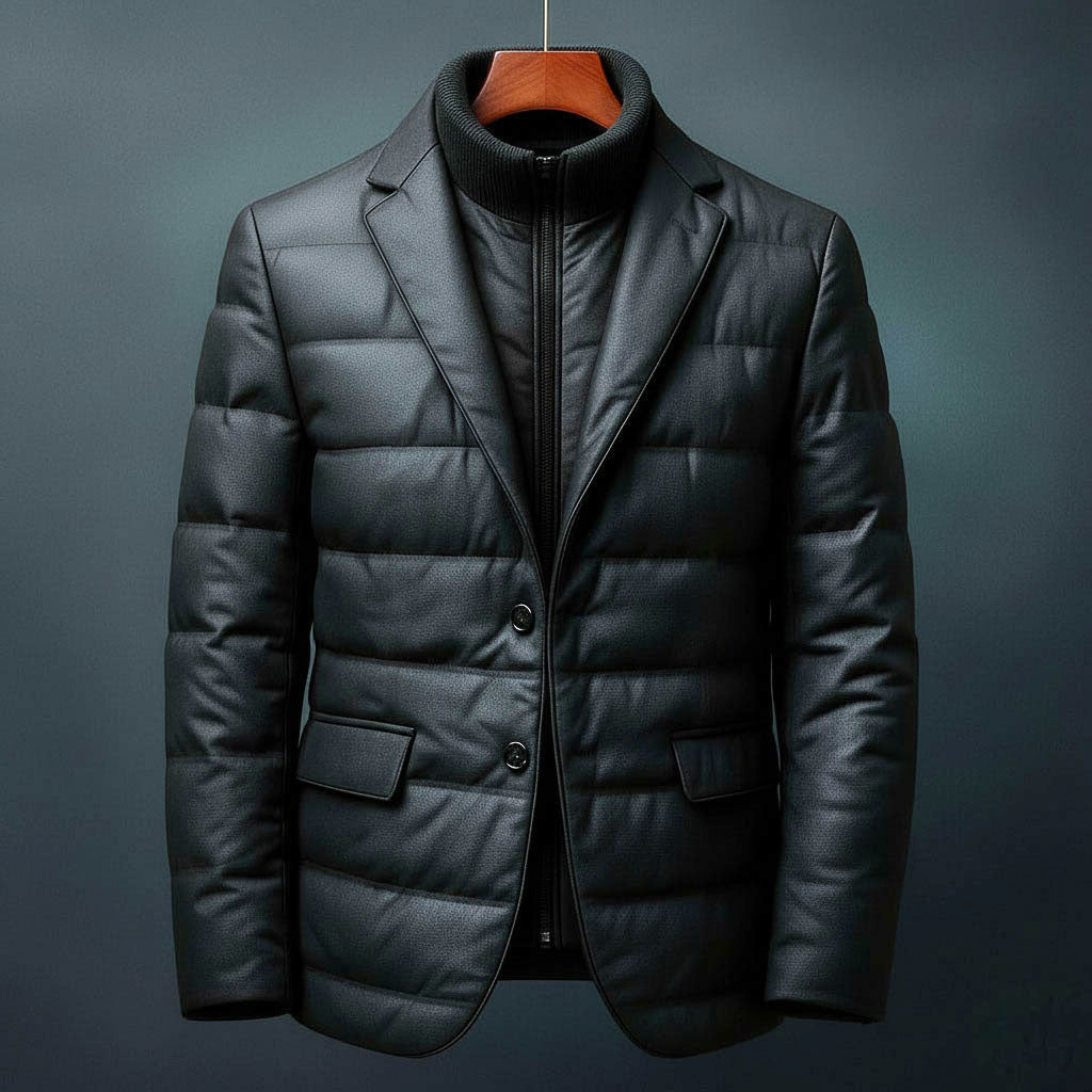 VESTE HYBRIDE MATELASSÉE POUR HOMME