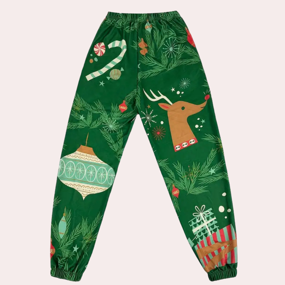 GLAUCIA - Joggers de Noël élégants pour femmes