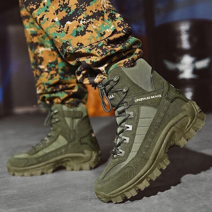 Femke | Bottes d'hiver élégantes d'inspiration militaire