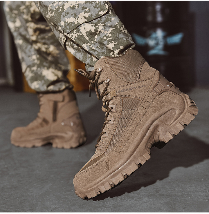 Femke | Bottes d'hiver élégantes d'inspiration militaire