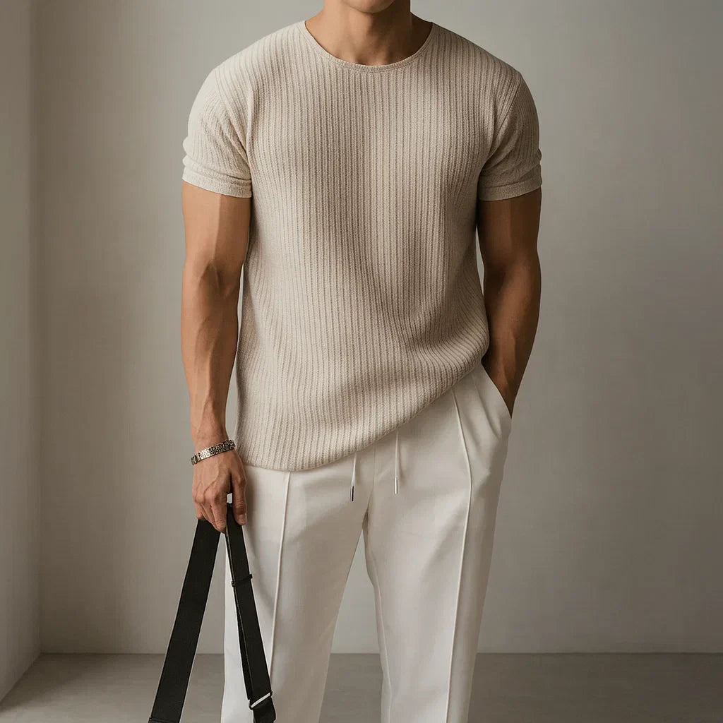 T-SHIRT EN TRICOT POUR HOMMES