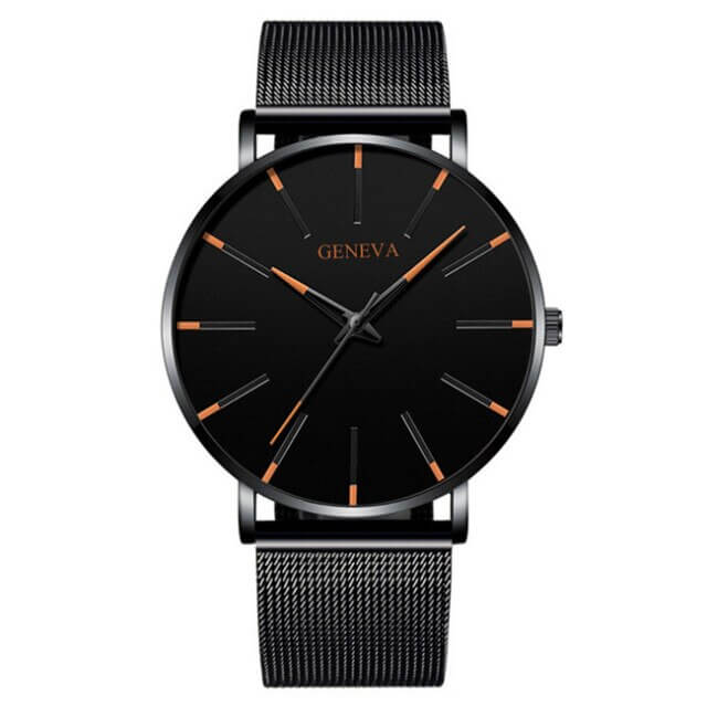 Montre d'affaires ultrafine pour hommes