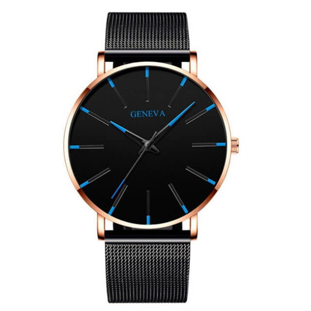 Montre d'affaires ultrafine pour hommes