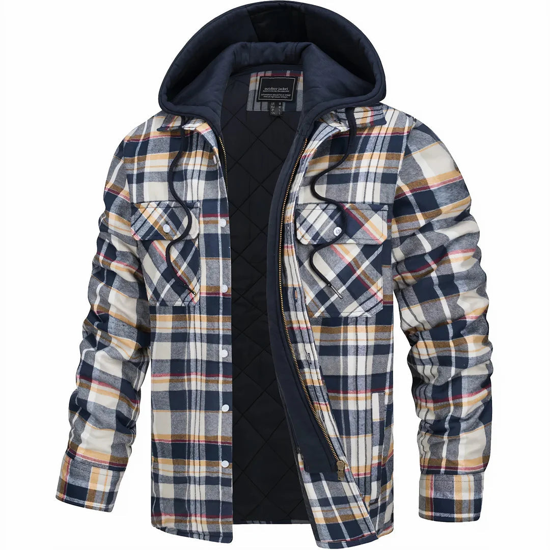 MANTEAU EN LAINE MÉLANGÉE POUR HOMME