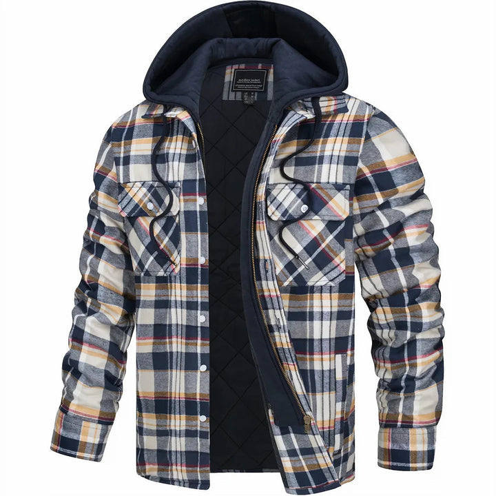 MANTEAU EN LAINE MÉLANGÉE POUR HOMME