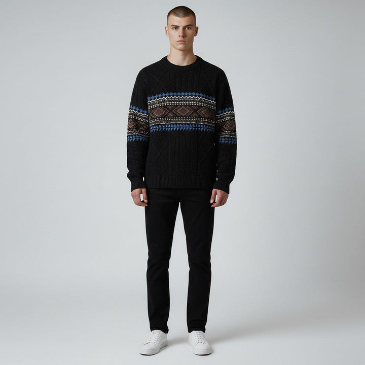 PULL EN MAILLE NORDIQUE POUR HOMME
