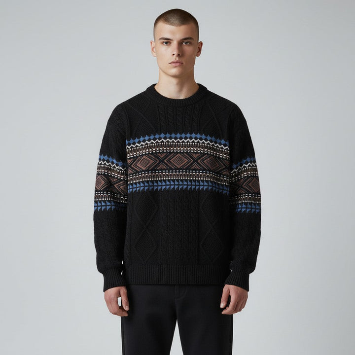 PULL EN MAILLE NORDIQUE POUR HOMME
