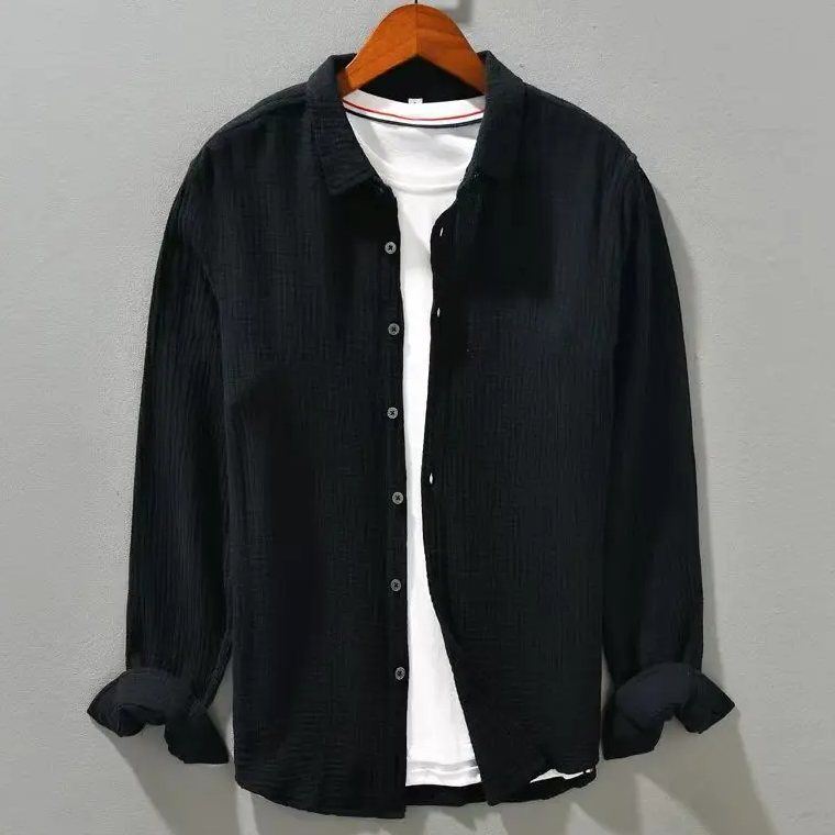 CHEMISE ÉLÉGANTE EN COTON DOUX COMME DE LA SOIE