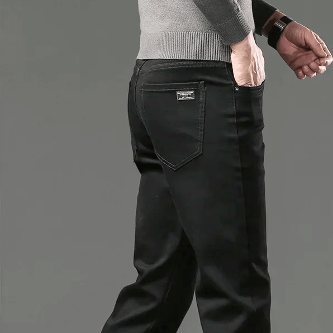 PANTALON EN DENIM THERMIQUE