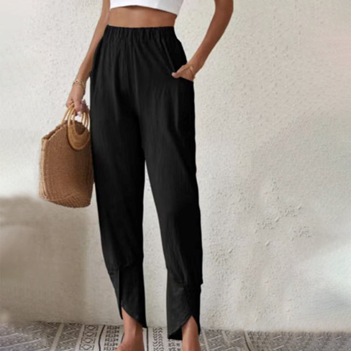 Essari - Pantalon à Ourlet Fendu